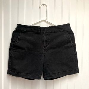 Women’s Petite Black Jean Shorts